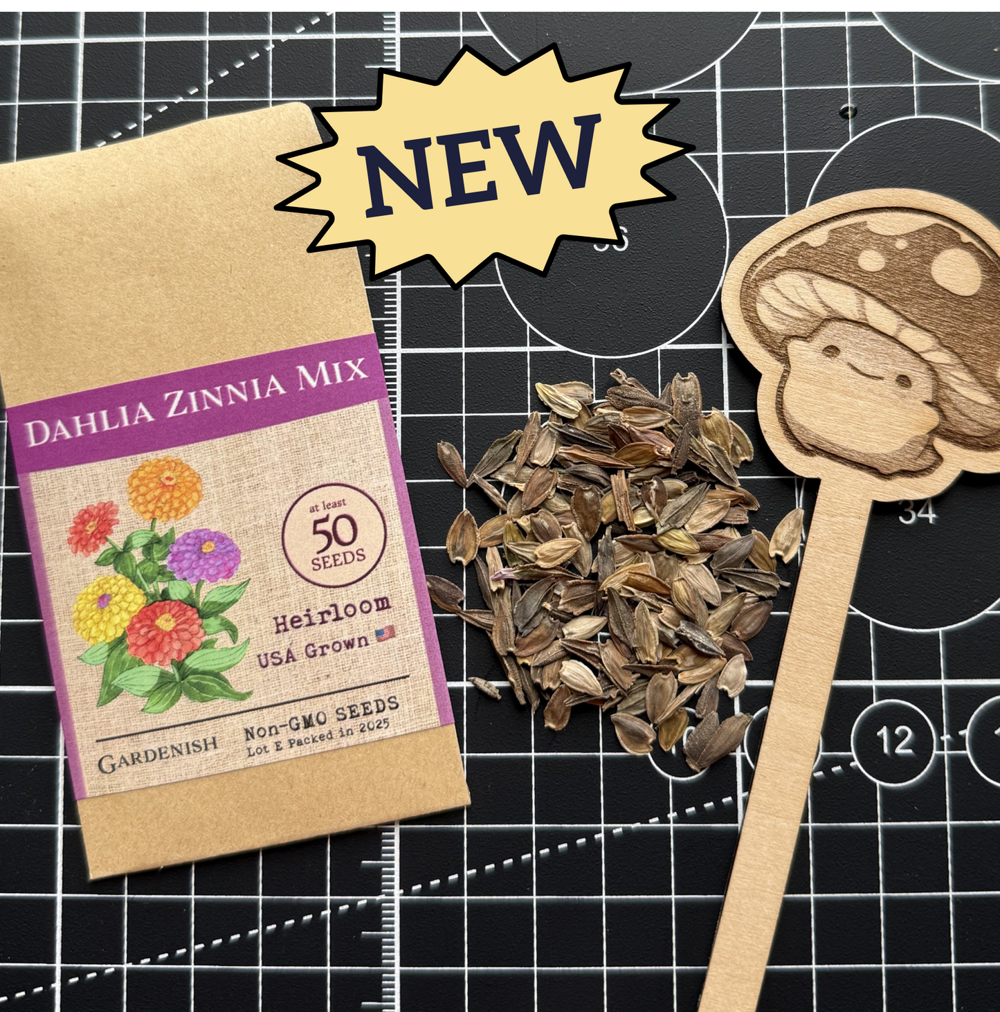 Dahlia Zinnia Mix Seeds